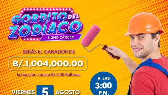 Lotería Nacional de Panamá, Gordito del Zodíaco del 5 de agosto: números y ganadores del viernes