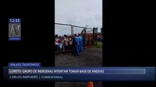 Loreto: grupo de indígenas intenta tomar base de Andoas | VIDEO