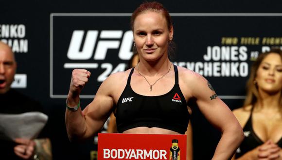 Valentina Shevchenko no tuvo problemas en responder la curiosa pregunta del periodista. (Foto: Agencias)