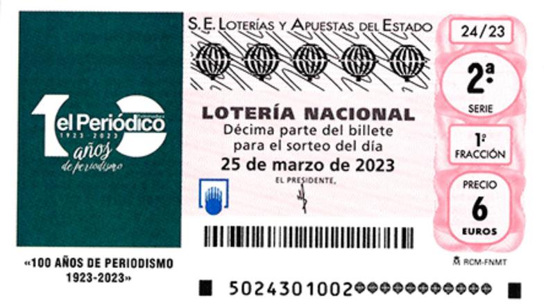 Lotería Nacional sábado 25 de marzo: comprobar resultados del sorteo