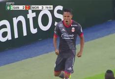 Raúl Ruidíaz: su tercer gol en Santos Laguna vs Morelia