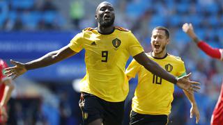 Bélgica goleó 5-2 a Túnez con dobletes de Hazard y Lukaku por el Mundial Rusia 2018