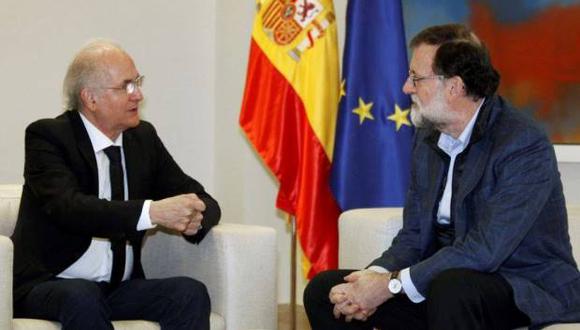 Antonio Ledezma y Mariano Rajoy.