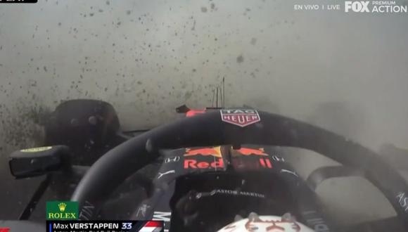 Max Verstappen quedó fuera del Gran Premio de la Toscana, que recién había iniciado. (Foto: Captura)