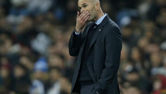 Zinedine Zidane ha perdido la brújula al mando del Real Madrid.
 (Foto: AP)