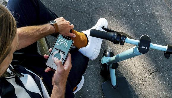 El scooter tiene la capacidad de conectarse mediante la señal de Bluetooth. (Foto: Facebook)