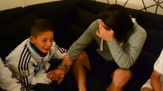 Niño hizo llorar a Falcao y conmovió a todos el 2014 (VIDEO)