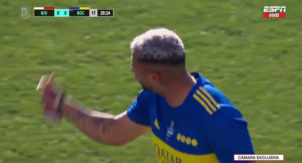 River vs.  Boca: Cardona’s annoyance after leaving the game due to the expulsion of Rojo |  VIDEO