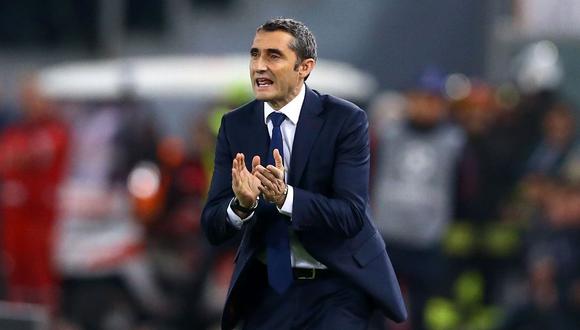 Josep María Bartomeu, presidente del Barcelona, confirmó que Ernesto Valverde seguirá en el banquillo del cuadro azulgrana la siguiente temporada. (Foto: EFE)