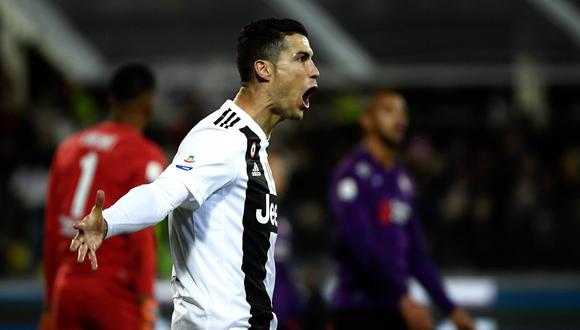 Juventus, con un gol de Cristiano Ronaldo, ganó 3-0 a Fiorentina por la Serie A. (Foto: AFP)