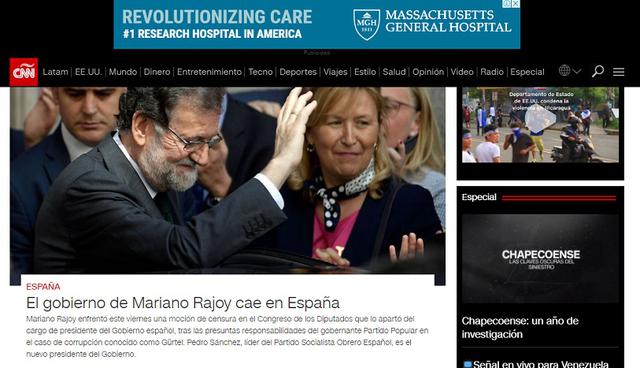 La destitución de Rajoy en los principales medios del mundo [FOTOS]