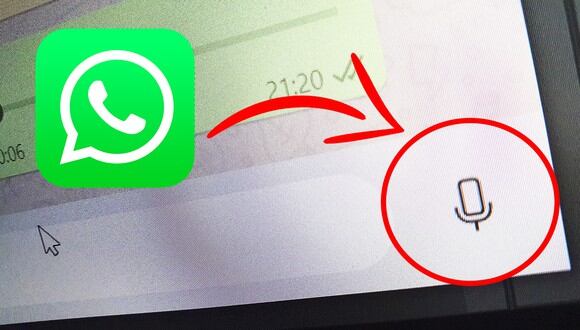 De esta manera podrás enviar mensajes de audio desde tu PC usando WhatsApp Web. (Foto: MAG)