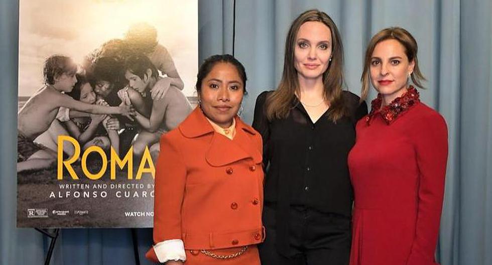 Angelina Jolie acudió a la función especial para ver \"Roma\". (Foto: Instagram)
