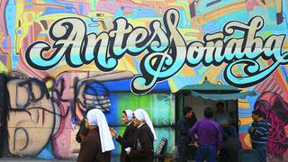 El arte muralista que adorna las calles del centro de Lima