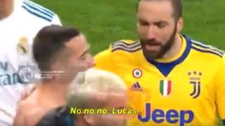 YouTube: Higuaín y el cruce con Lucas Vázquez tras polémica penal | VIDEO