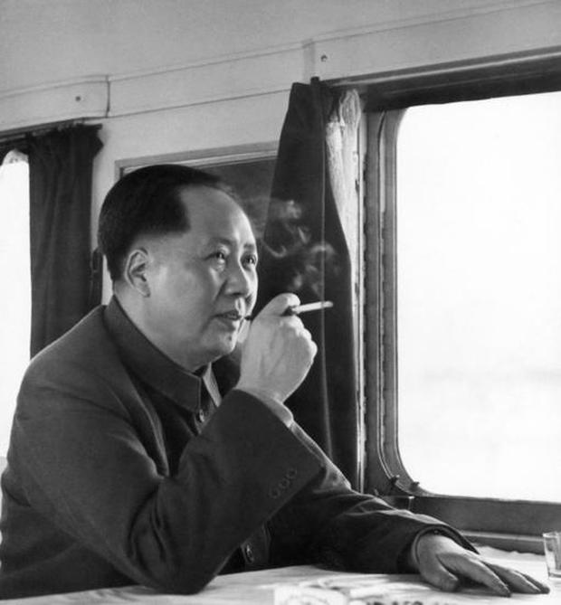Mao Tse-Tung in a photograph taken on a train in 1961. (Photo: AFP)