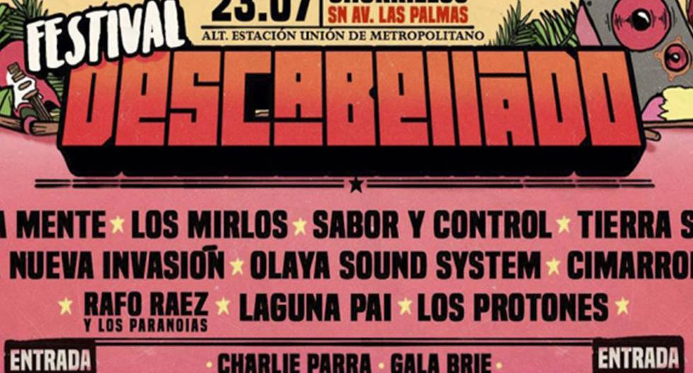 Los Mirlos, La Mente, Sabor y Control, La Nueva Invasión y muchas bandas serán parte del Festival Descabellado. (Foto: Facebook oficial)