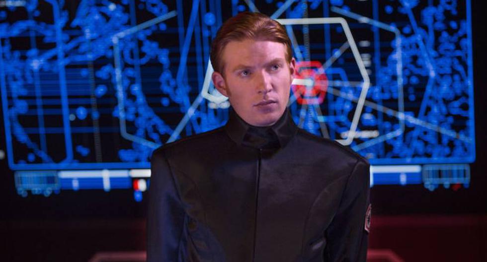 Domhnall Gleeson es el general Hux en la nueva trilogía de 'Star Wars' (Foto: Disney)