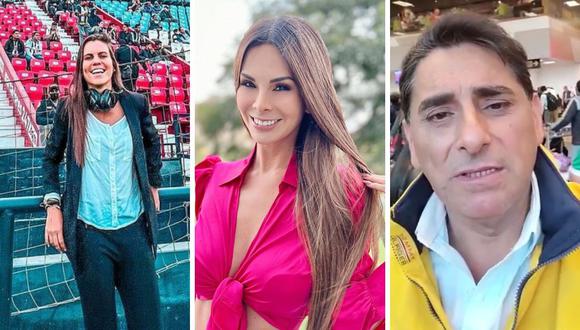 Ana Lucía Rodríguez, Sully Sáenz y Carlos Álvarez se vieron afectados con la cancelación de vuelos. (Foto: Instagram)