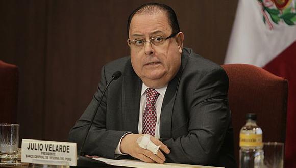 Ejecutivo ratifica a Julio Velarde como presidente del BCR