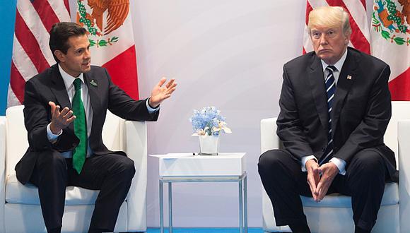 El presidente de México, Enrique Peña Nieto, y su homólogo estadounidense se reunieron en el marco de la cumbre del G20. (Foto: AFP)