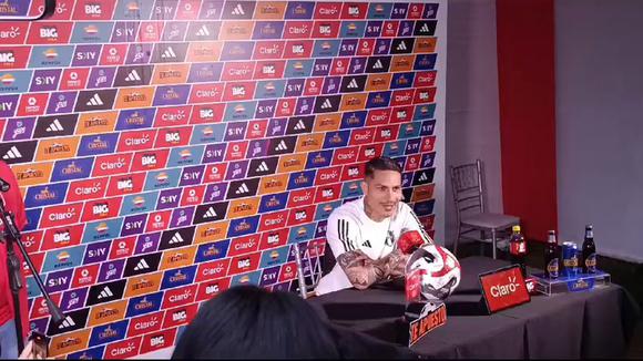 Paolo Guerrero sobre Oliver Sonne: “Lo único que se le pide es que sude la camiseta” | Video: Marco Quilca @GEC