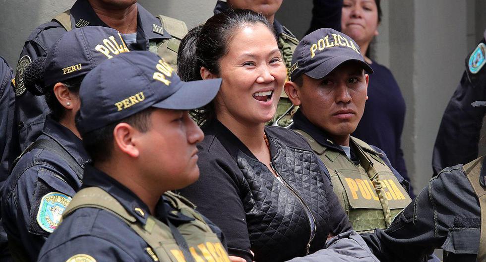 La lideresa de Fuerza Popular, Keiko Fujimori, fue trasladada a un penal el 1 de noviembre. (Foto: EFE)