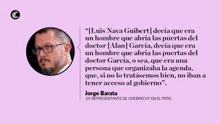 Caso Odebrecht: La declaración de Barata a los fiscales peruanos [FRASES]