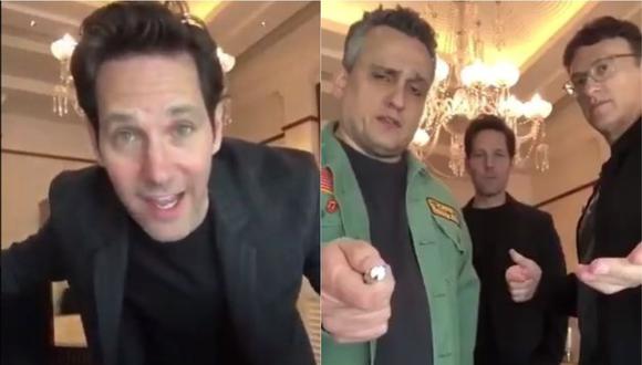 Paul Rudd intentó filtrar el final de la película pero fue descubierto. (Foto: Captura de video)