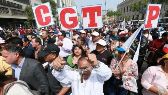 Manifestantes de la CGTP se movilizarán por avenidas de Miraflores y San Isidro. (Foto: GEC)