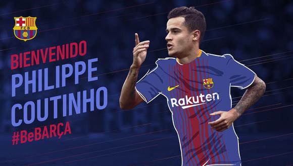 Oficial: Barcelona fichó al crack brasileño Coutinho. (Foto: Barcelona)