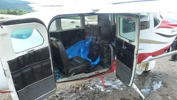 Avioneta boliviana caída en el Vraem tenía 356 kilos de cocaína