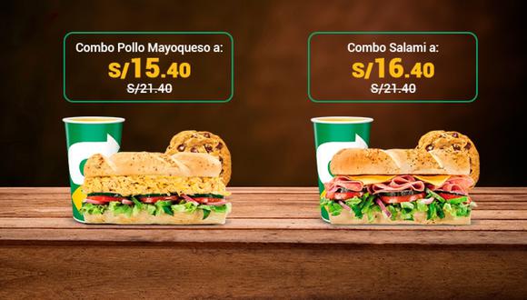 Accede hasta el 28% de descuento en Subway y disfruta de deliciosos sandwiches.