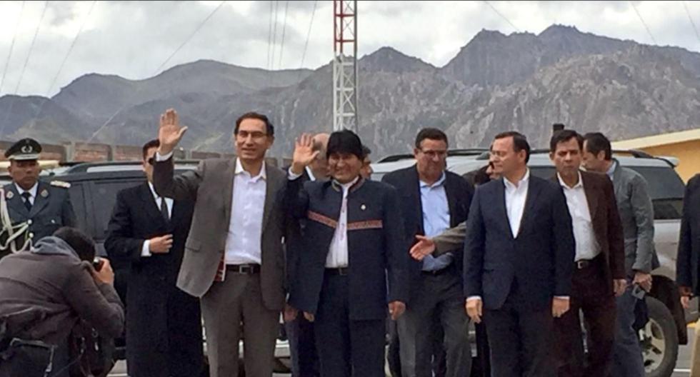 Los presidentes de Perú y Bolivia participan inauguran el Centro Binacional de Atención Fronteriza en la ciudad de Desaguadero, región Puno. (Foto: Andina)