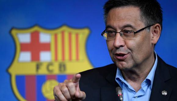 El presidente del FC Barcelona criticó el criterio del uso del VAR en la liga española. (Foto: AFP)