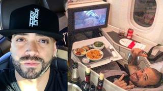 Instagram: Nacho es acusado de frívolo por foto en avión y él responde así