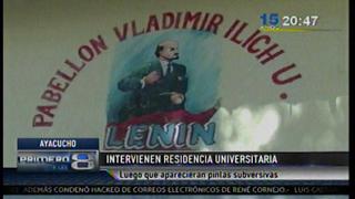 Ayacucho: Fiscalía y Dircote inspeccionaron local de la UNSCH