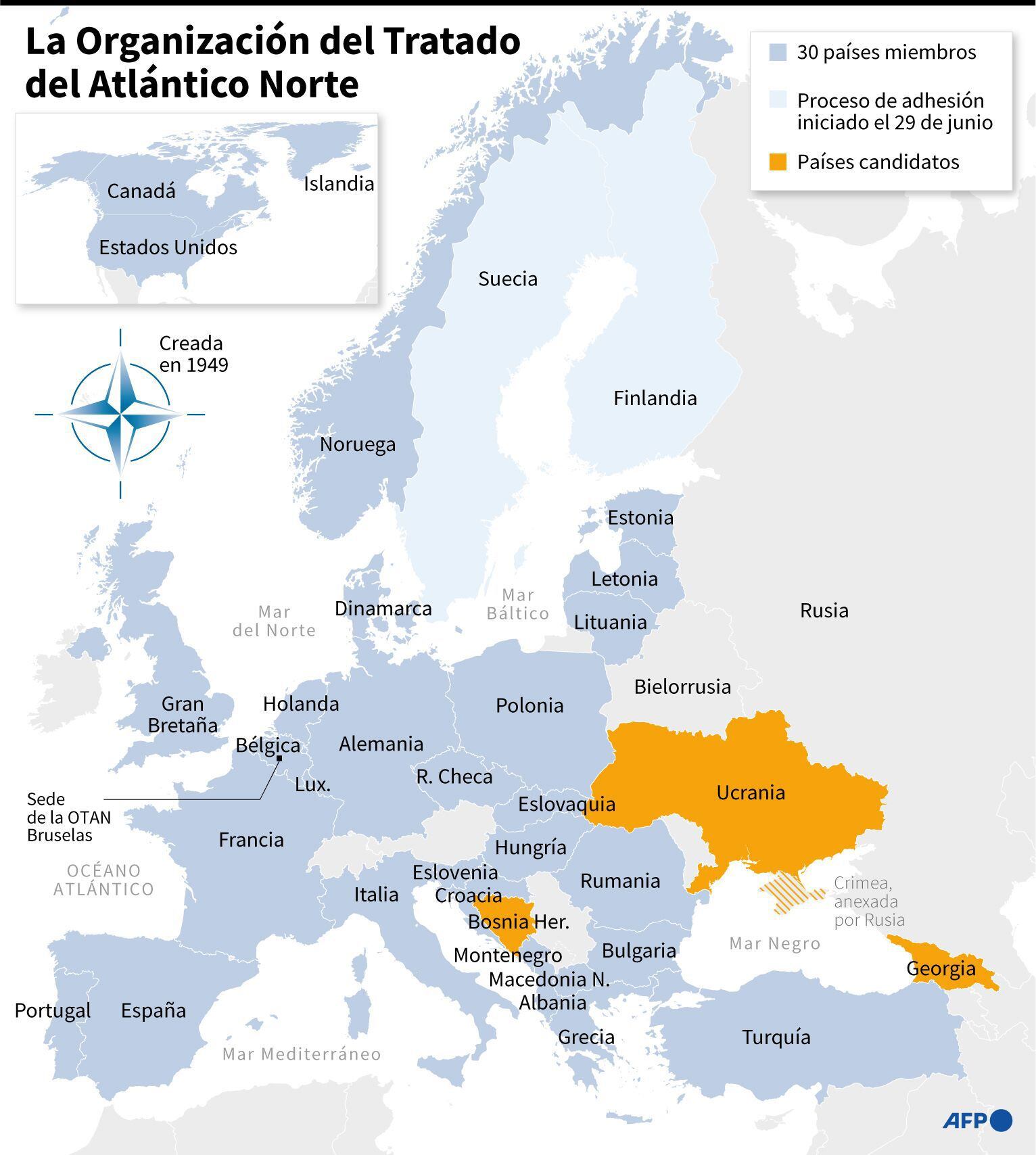 NATO countries.  (AFP).