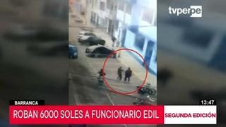 Delincuentes le roban S/ 6 mil soles a funcionario en Barranca