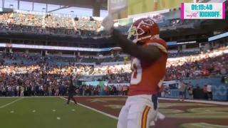 Super Bowl 2020: Tye Hill, corredor de los Chiefs, deleitó a los asistentes con curioso baile | VIDEO 