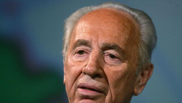 Un 28 de septiembre del 2016 muere Shimon Peres, expresidente israelí. (MENAHEM KAHANA / AFP FILES / AFP).