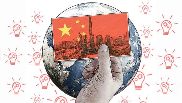 "El ascenso acelerado y masivo de las corporaciones chinas produce una fricción global que es inevitable e inseparable de la geopolítica". (Ilustración: Rolando Pinillos)