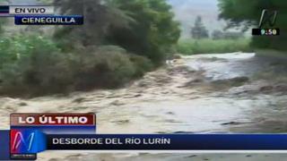 Río Lurín destruyó parte de carretera Lima-Huarochirí