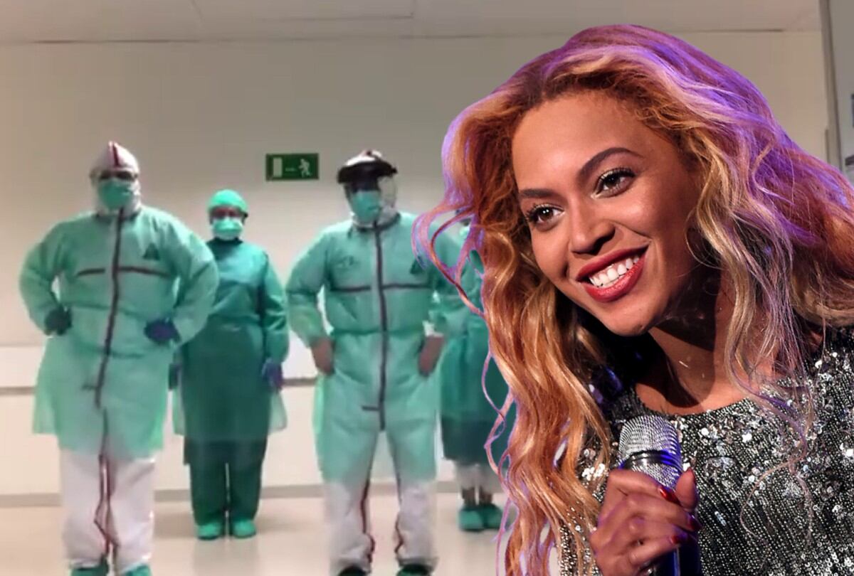 La risa es la mejor medicina y estos galenos demostraron que toda ayuda vale en estos difíciles momentos. (Foto: @enalcaide en Twitter/@beyonce en Instagram)