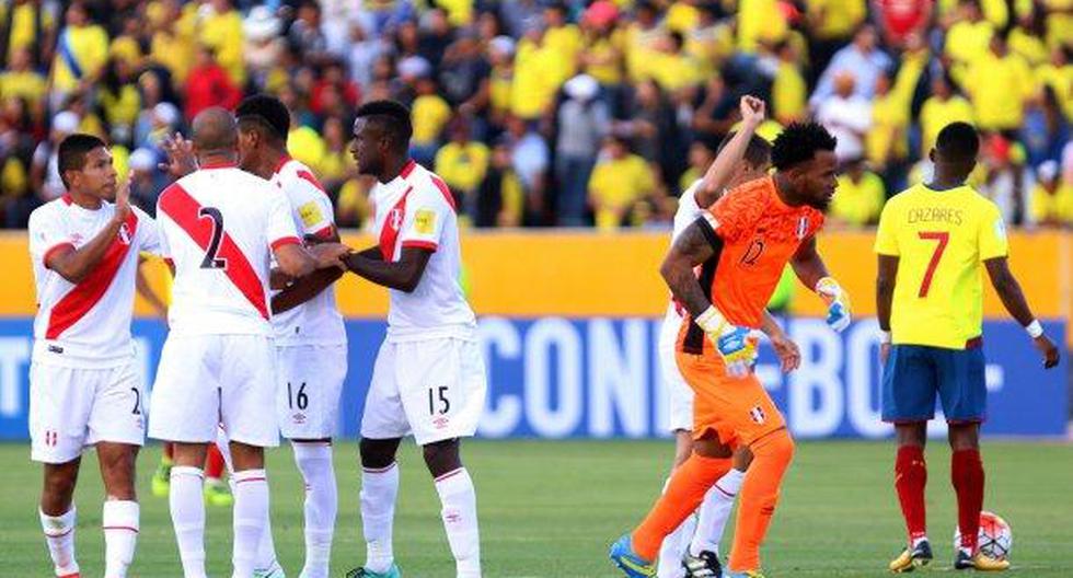 Perú venció a Ecuador 2 a 1. (Foto: EFE)