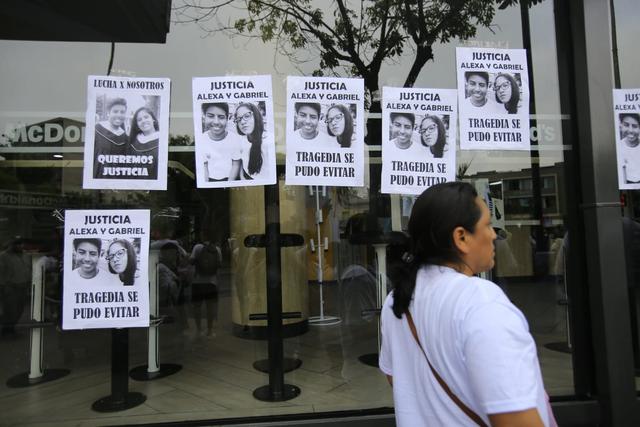 Caso McDonald’s: plantón en Miraflores en protesta por muerte de dos jóvenes trabajadores. (Foto: Jessica Vicente)