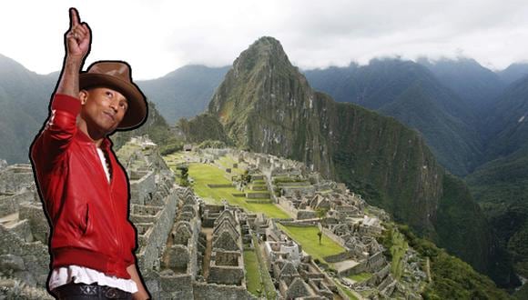 Pharrell Williams llegó a Cusco para visitar Machu Picchu