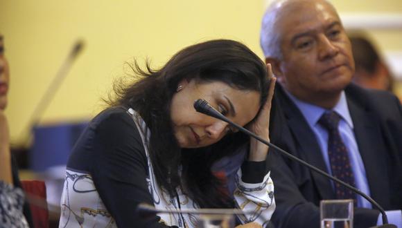 Nadine Heredia guardó silencio cuando la Comisión de Fiscalización la fue a interrogar al penal de Mujeres de Chorrillos la semana pasada. (Foto: Archivo El Comercio)