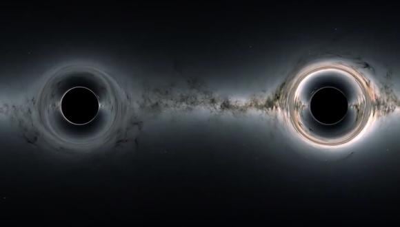 Este sistema de agujeros negros ha sido denominado SDSS J0849+1114. (Foto: NASA)