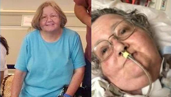 La mujer, de 69 años, ya presentaba varios problemas de salud como diabetes. Tuvo un infarto y una cirugía de bypass cuádruple hace un par de años. (Foto: Facebook Lisa Ouzts)